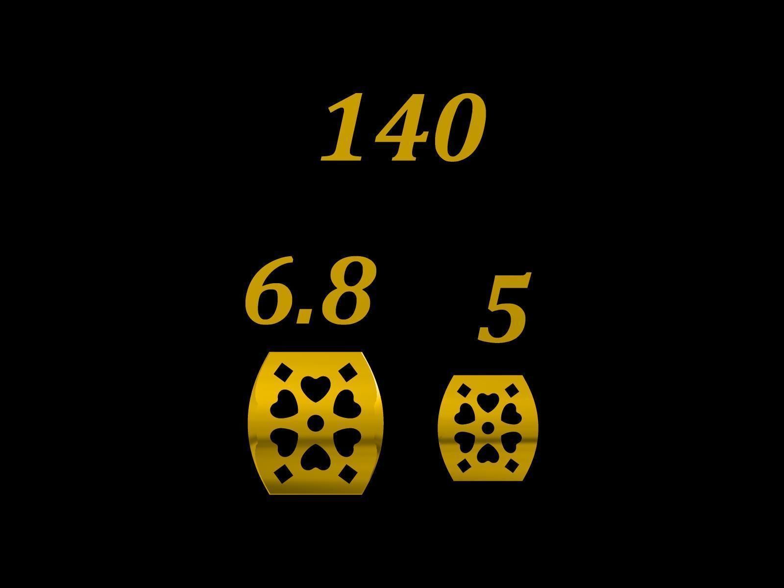 Collection of 75  Chain accessory Para Balls  Studded and Plain 3D print model_41