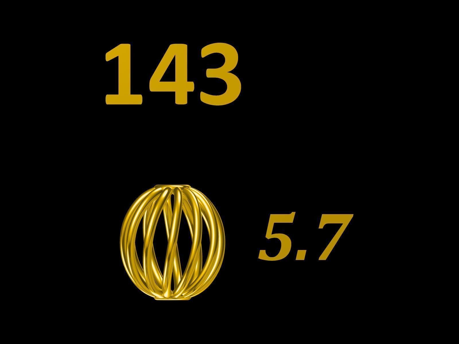 Collection of 75  Chain accessory Para Balls  Studded and Plain 3D print model_44