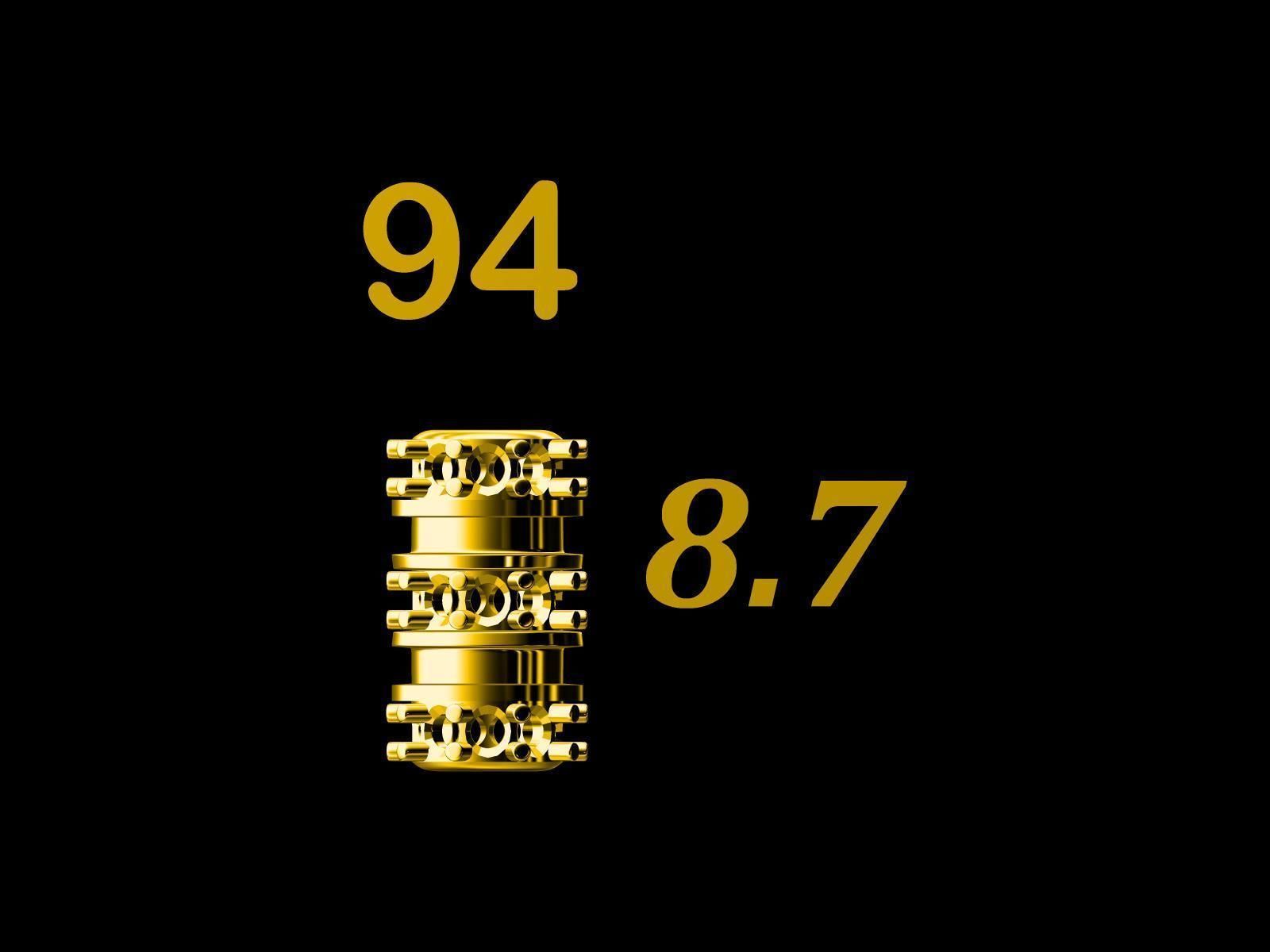 Collection of 75  Chain accessory Para Balls  Studded and Plain 3D print model_70