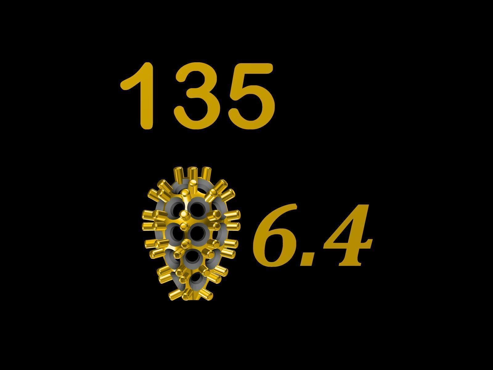 Collection of 75  Chain accessory Para Balls  Studded and Plain 3D print model_36