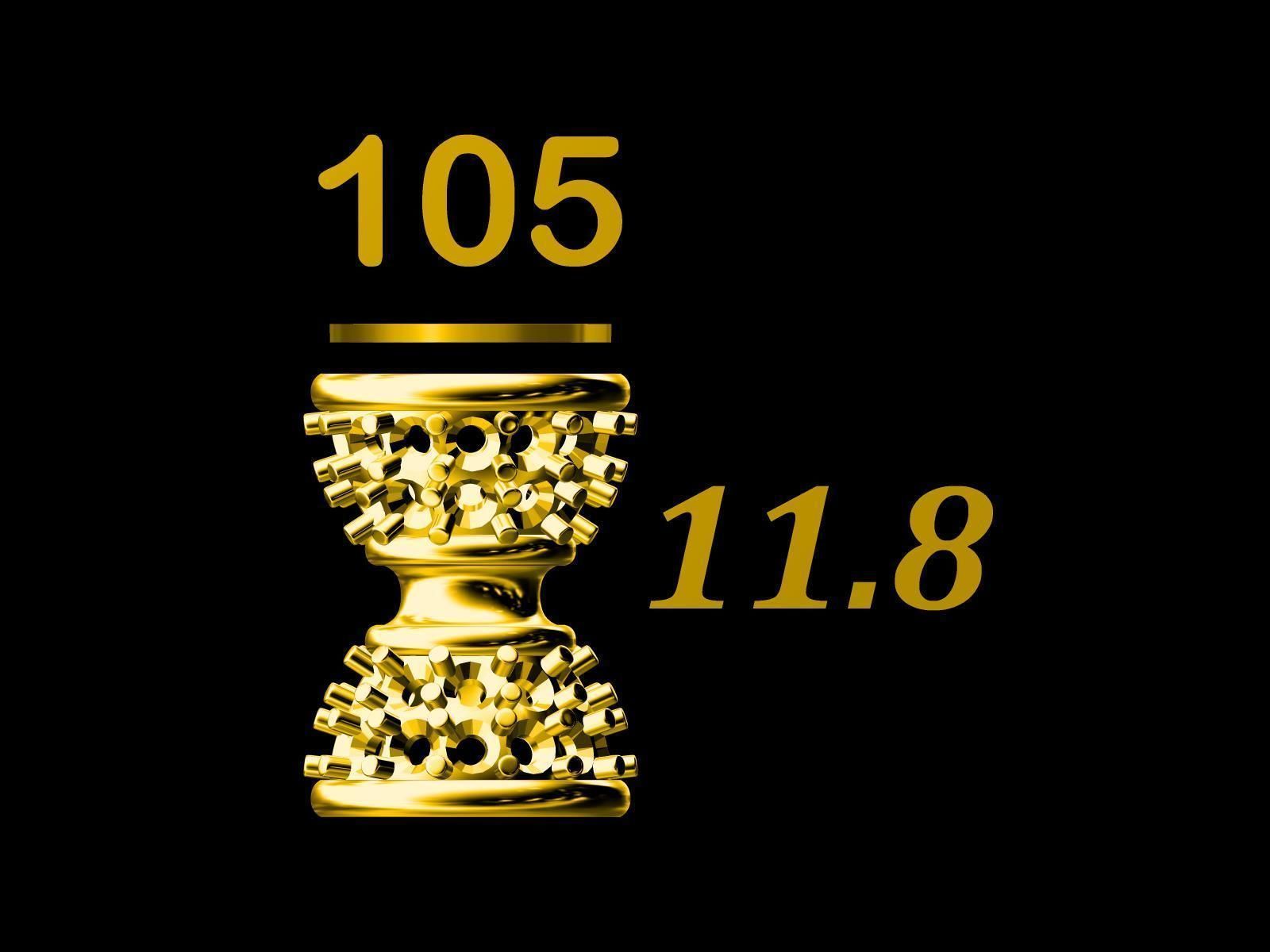 Collection of 75  Chain accessory Para Balls  Studded and Plain 3D print model_6