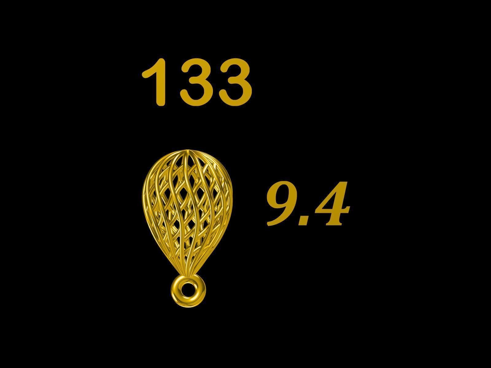 Collection of 75  Chain accessory Para Balls  Studded and Plain 3D print model_34