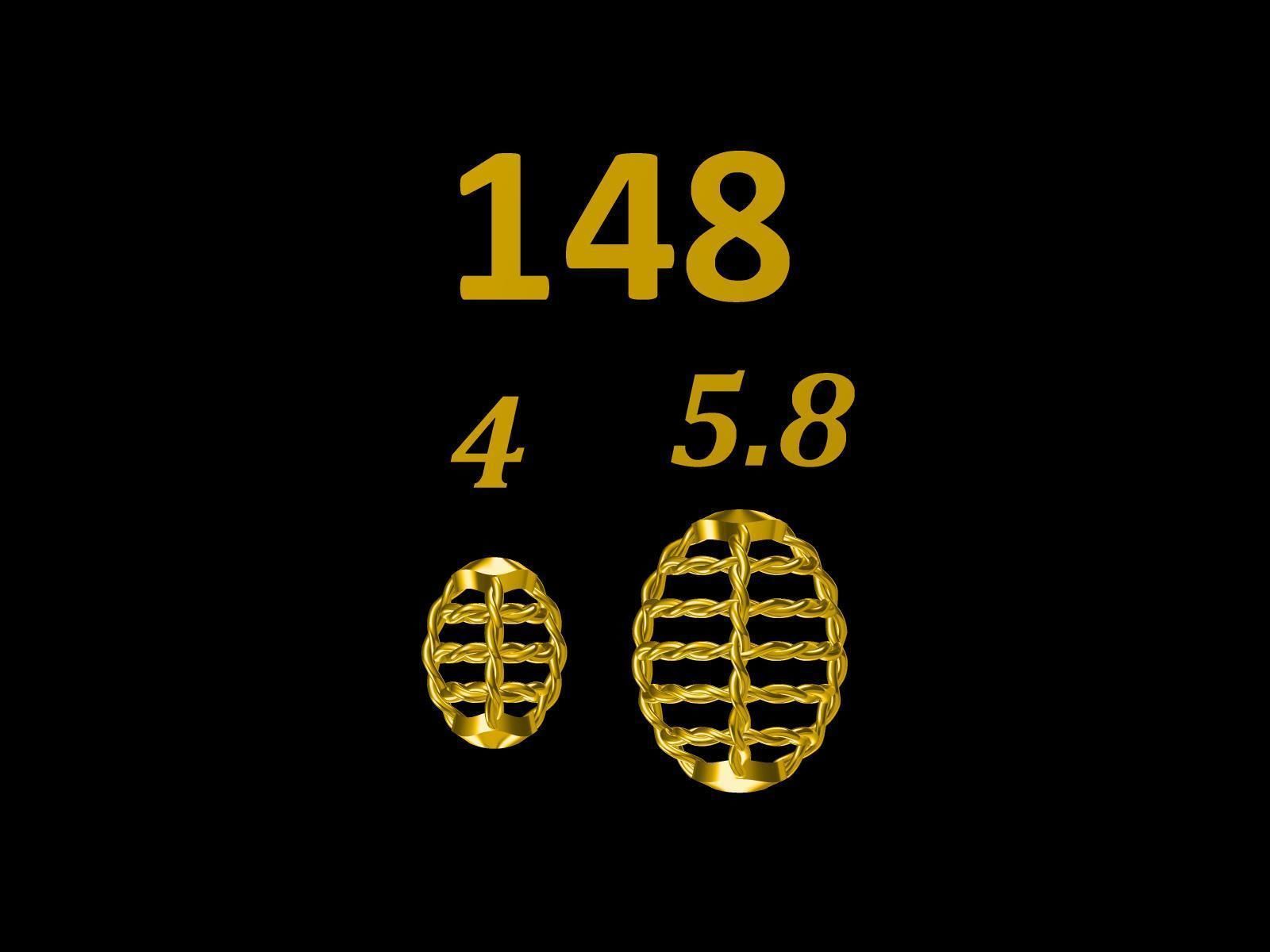 Collection of 75  Chain accessory Para Balls  Studded and Plain 3D print model_49