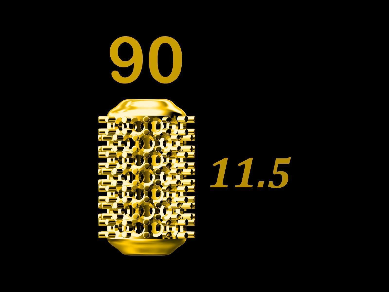 Collection of 75  Chain accessory Para Balls  Studded and Plain 3D print model_66