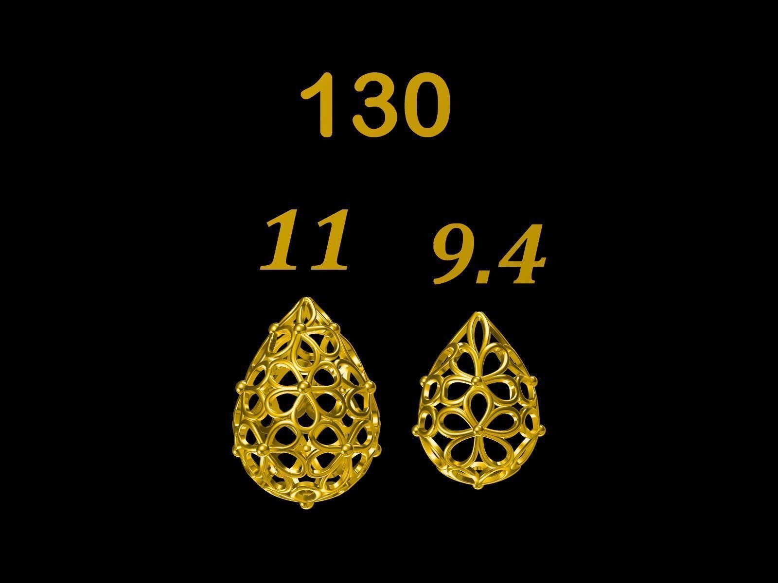 Collection of 75  Chain accessory Para Balls  Studded and Plain 3D print model_31