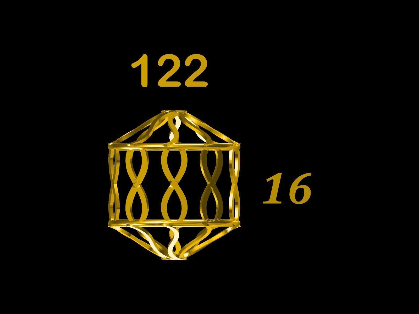 Collection of 75  Chain accessory Para Balls  Studded and Plain 3D print model_23