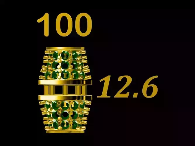 Collection of 75  Chain accessory Para Balls  Studded and Plain 3D print model