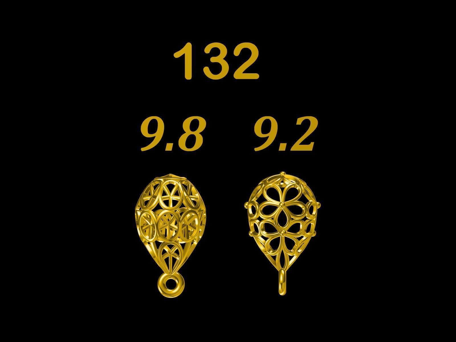 Collection of 75  Chain accessory Para Balls  Studded and Plain 3D print model_33