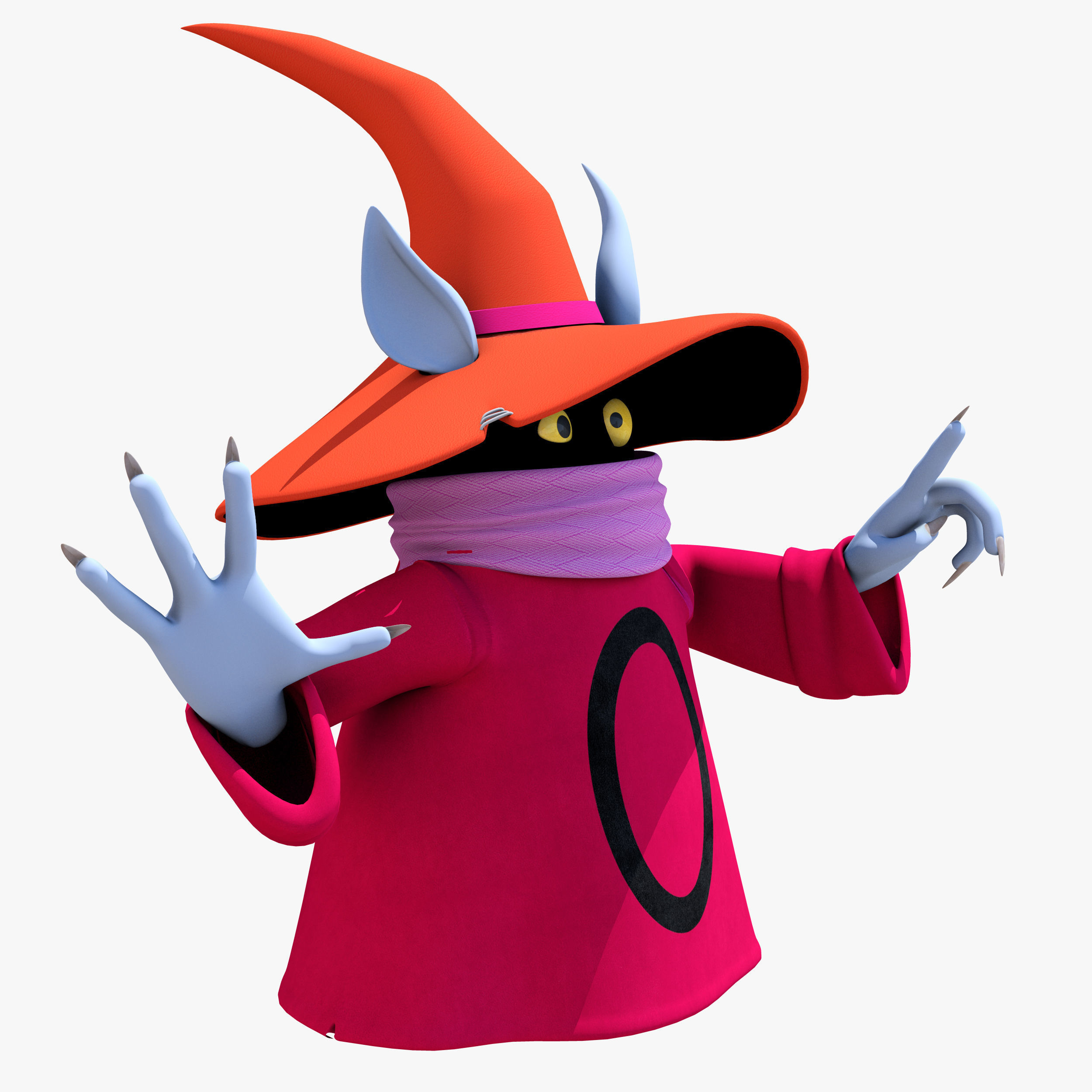 Orko Character Low-poly 3D model_8