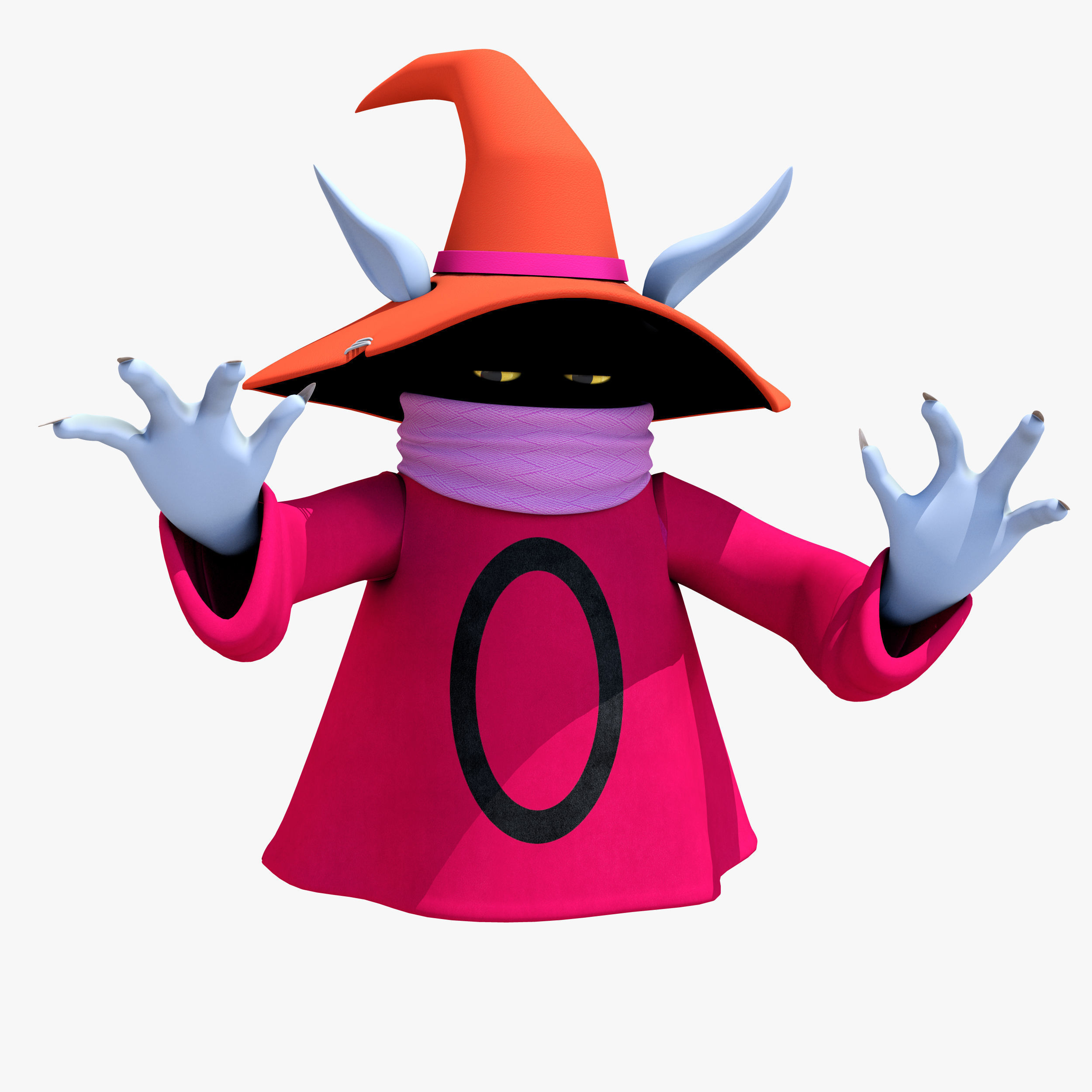 Orko Character Low-poly 3D model_7