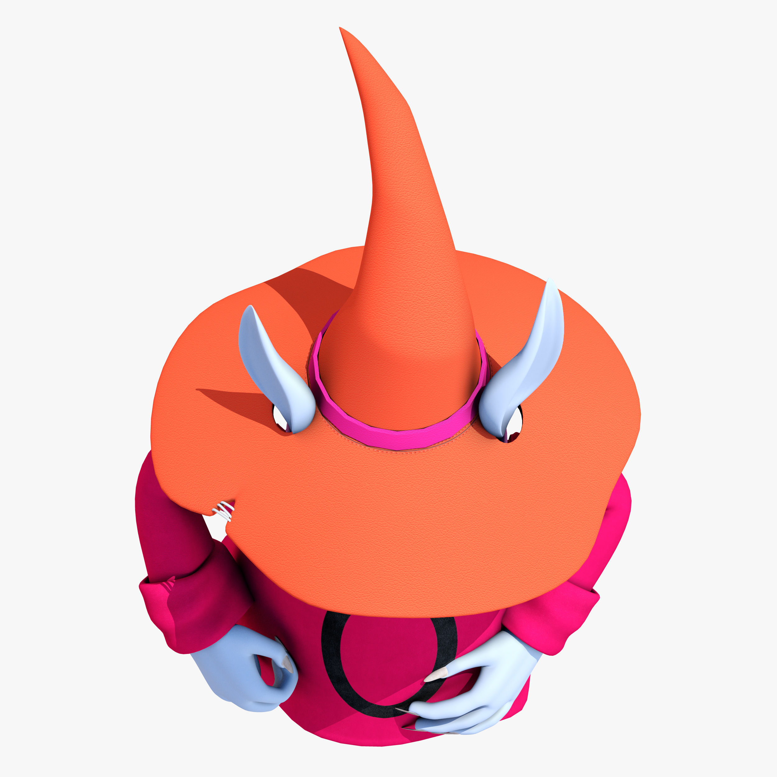 Orko Character Low-poly 3D model_9