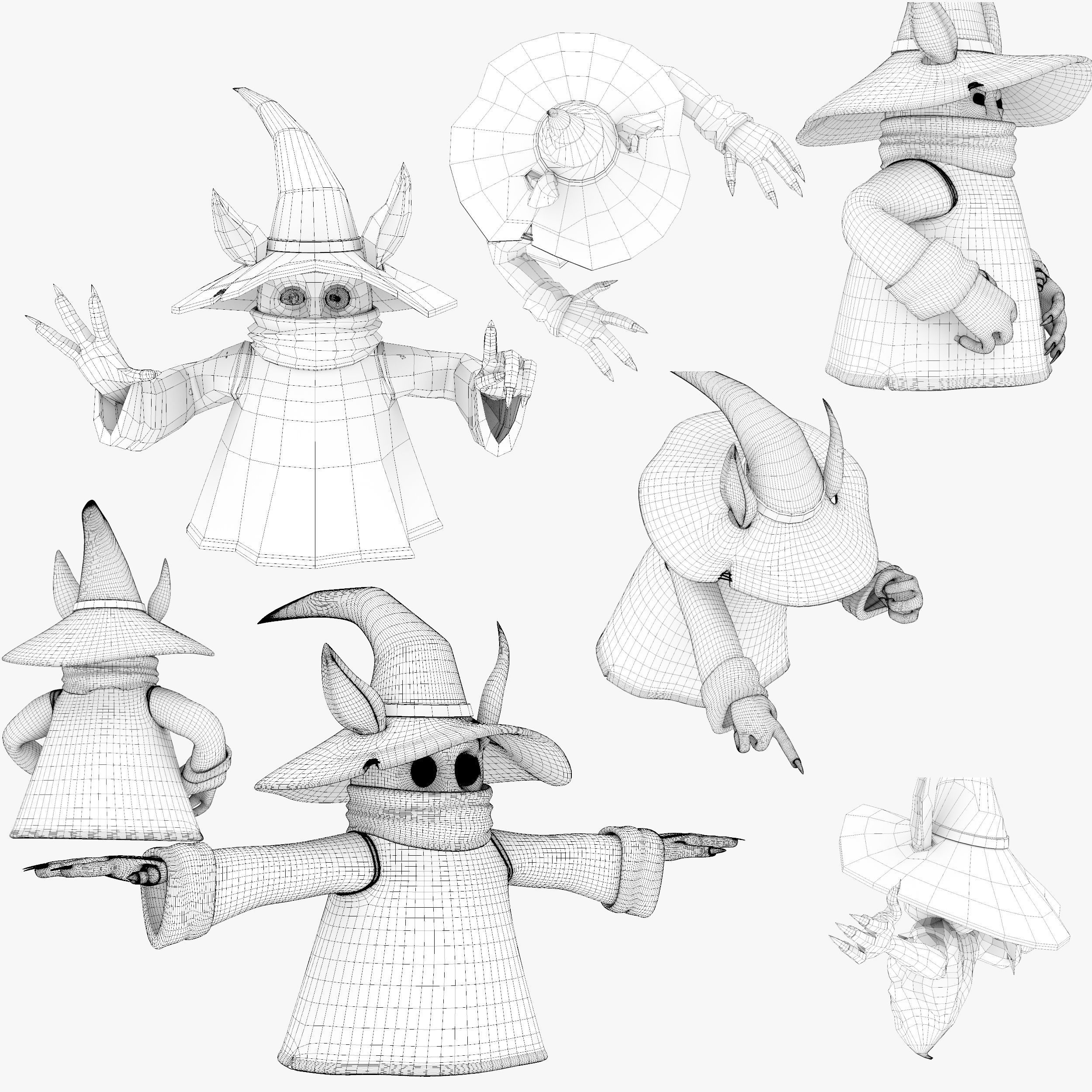 Orko Character Low-poly 3D model_10