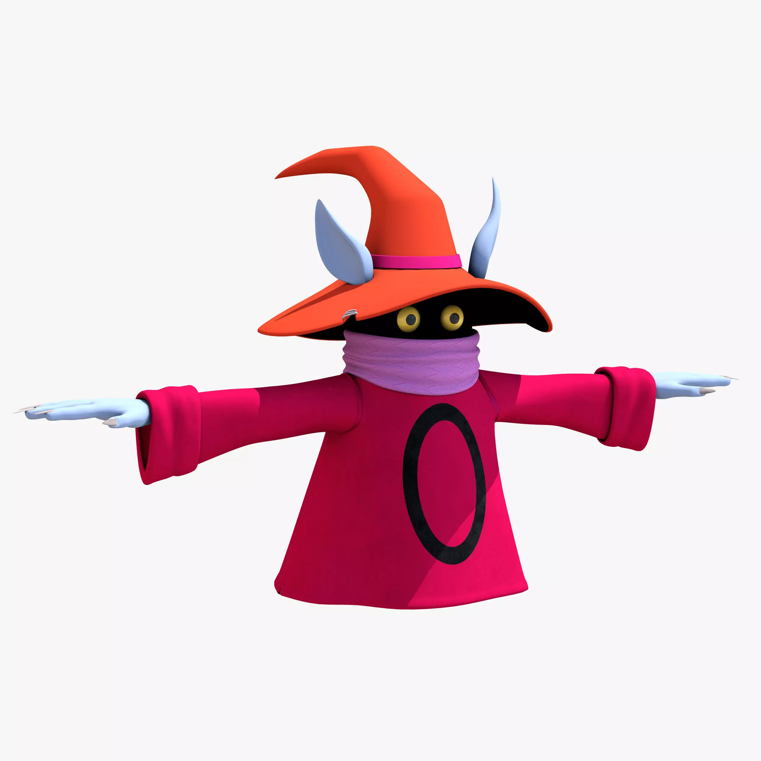 Orko Character Low-poly 3D model_0