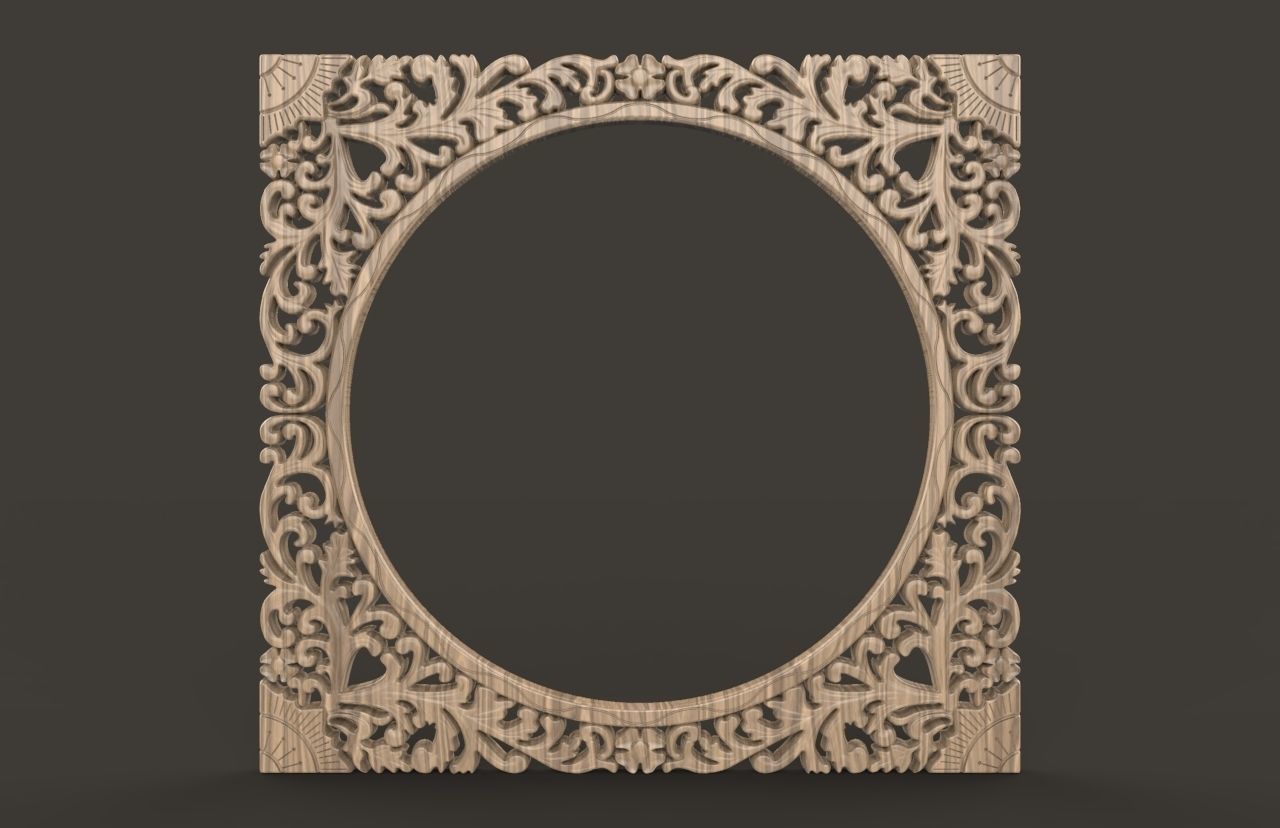 MIRROR FRAME 02 3D print model_2