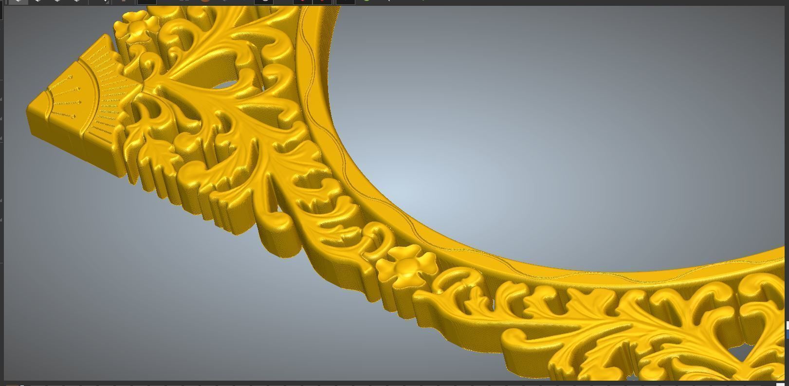 MIRROR FRAME 02 3D print model_12