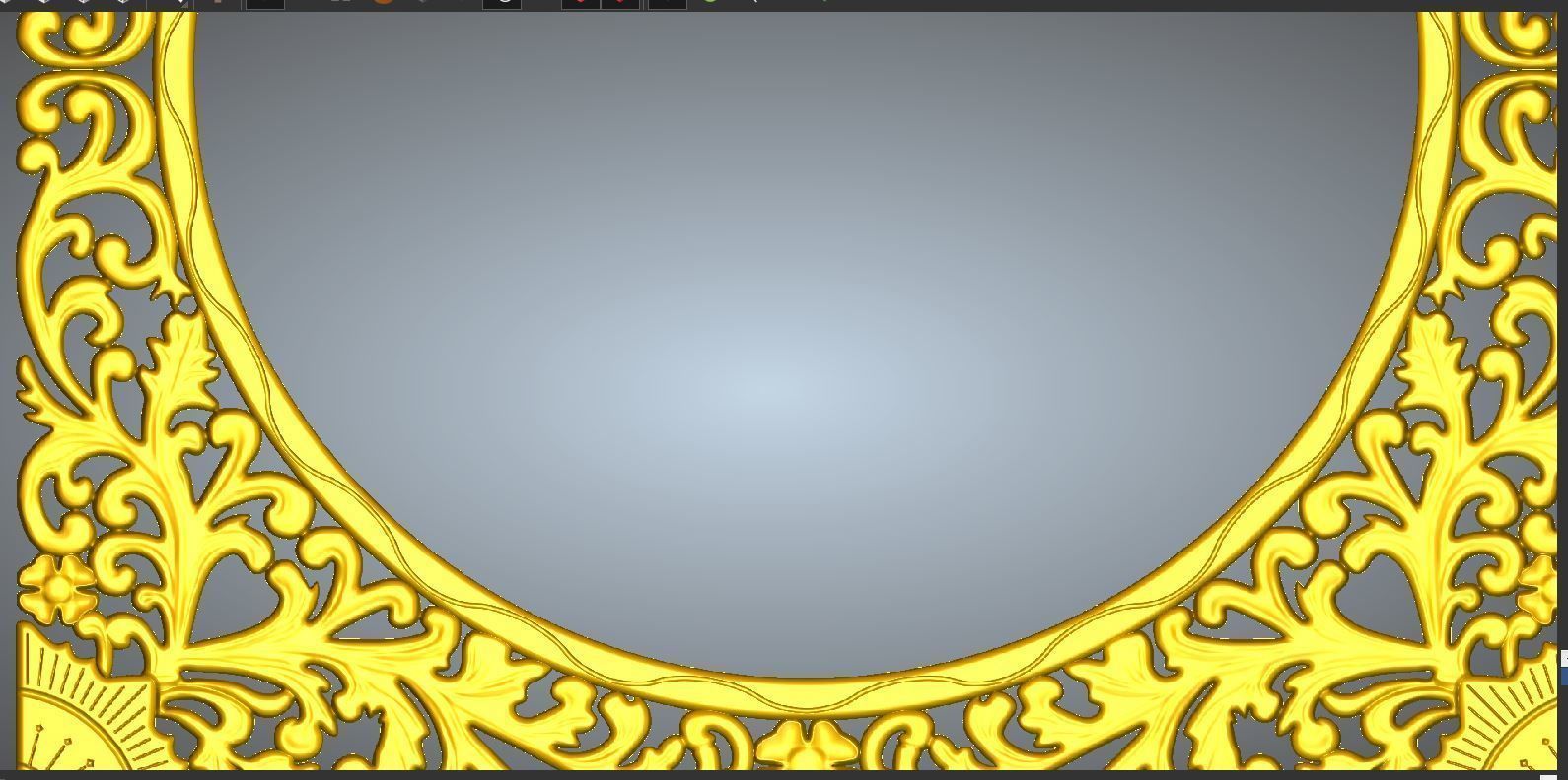 MIRROR FRAME 02 3D print model_13