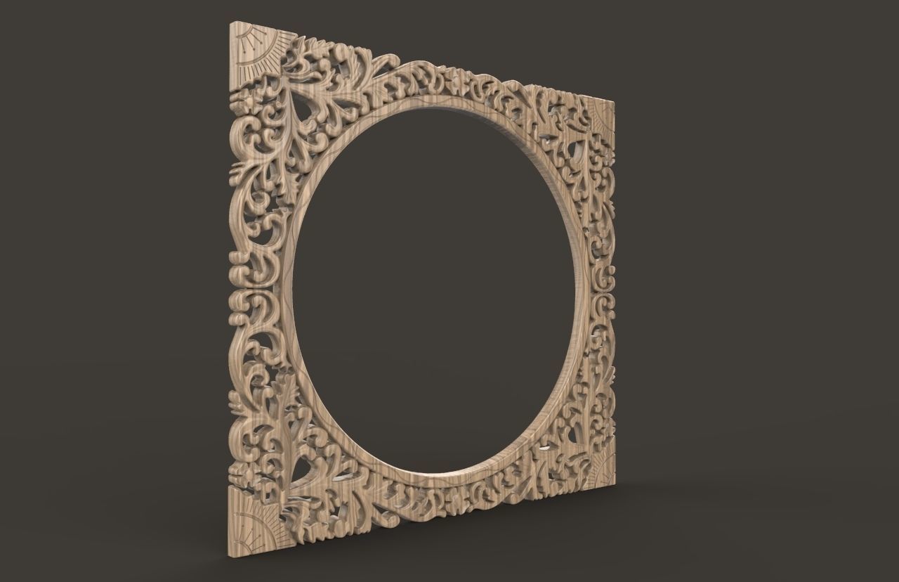 MIRROR FRAME 02 3D print model_3