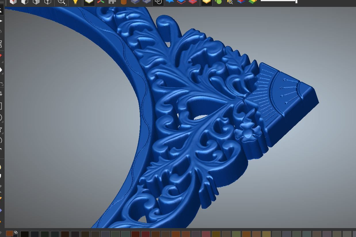 MIRROR FRAME 02 3D print model_7