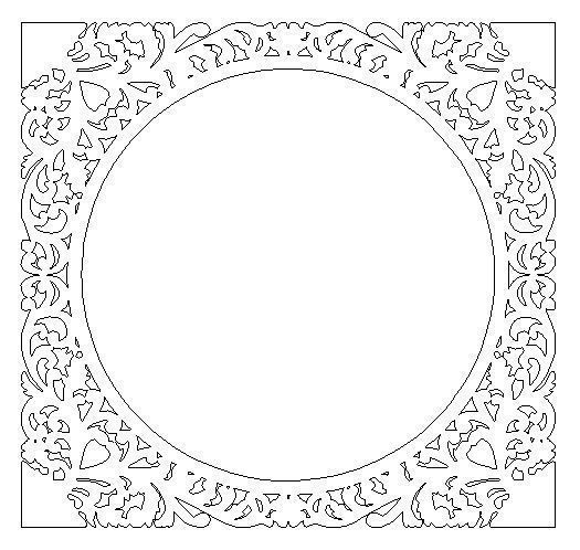 MIRROR FRAME 02 3D print model_14