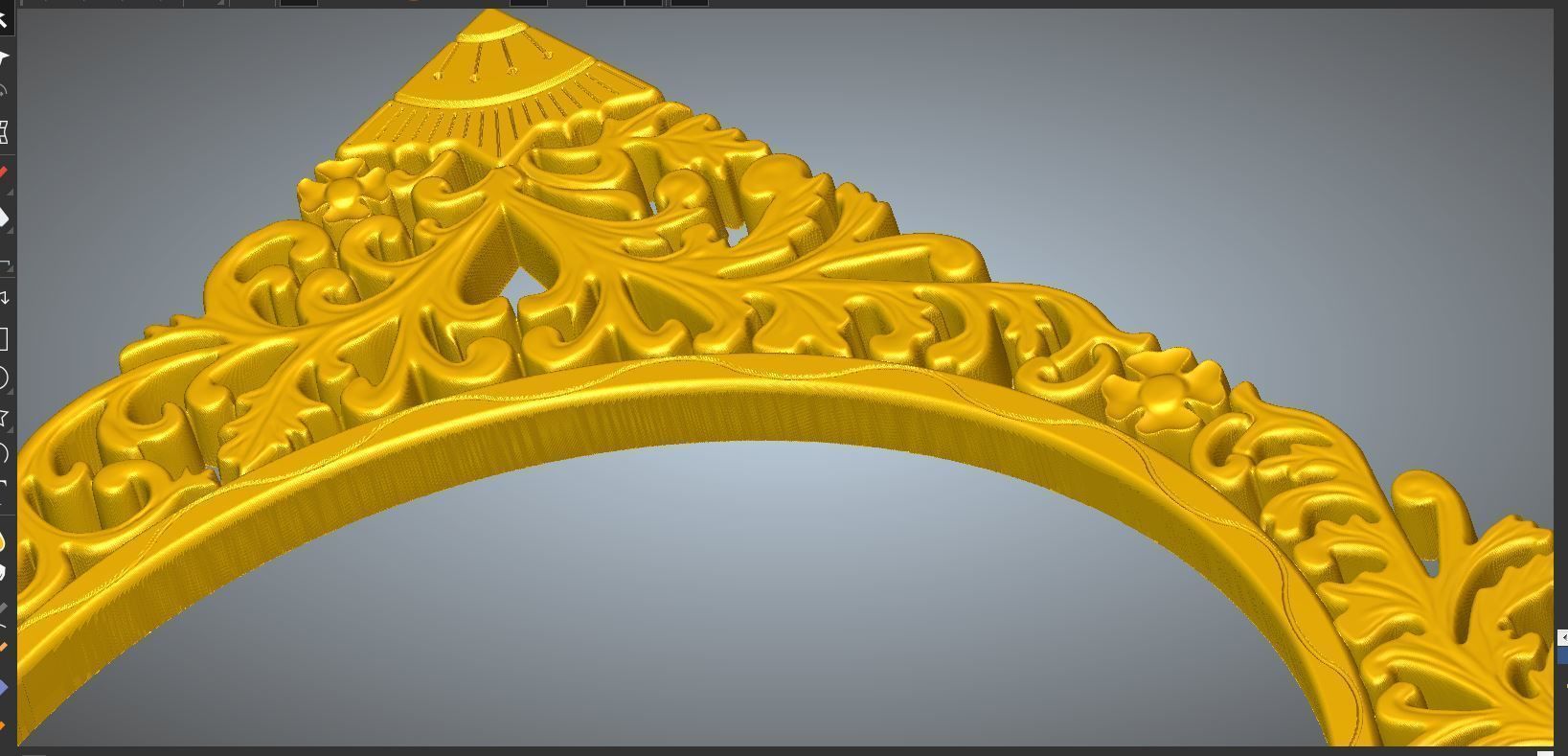 MIRROR FRAME 02 3D print model_11