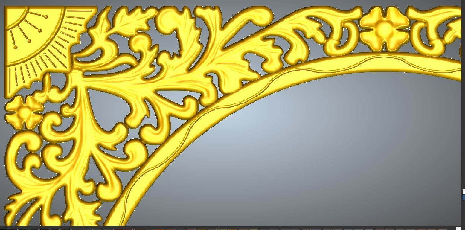 MIRROR FRAME 02 3D print model_8