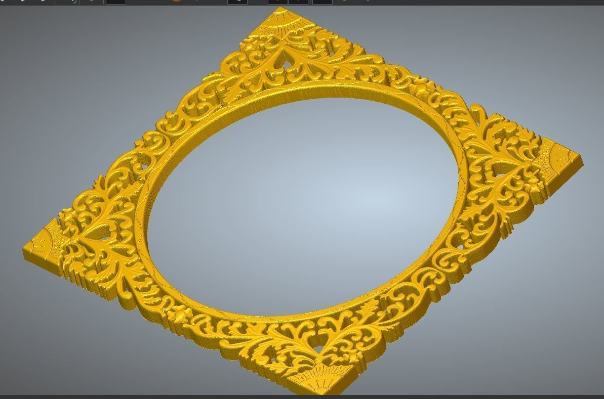MIRROR FRAME 02 3D print model_10