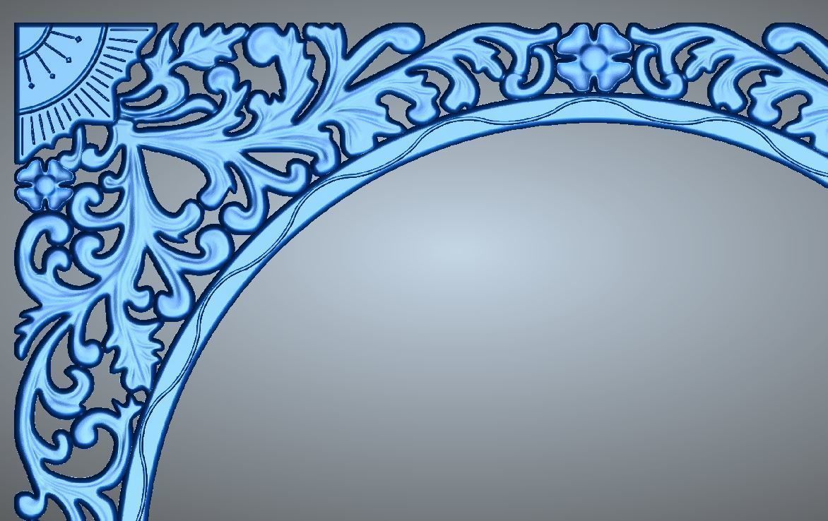 MIRROR FRAME 02 3D print model_9