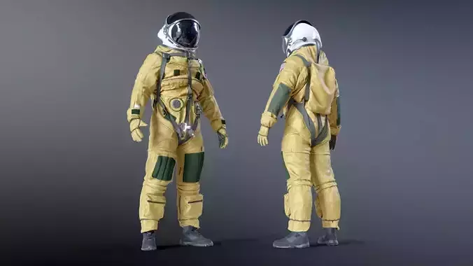FLIGHT SUIT U2 Pilot 3D model