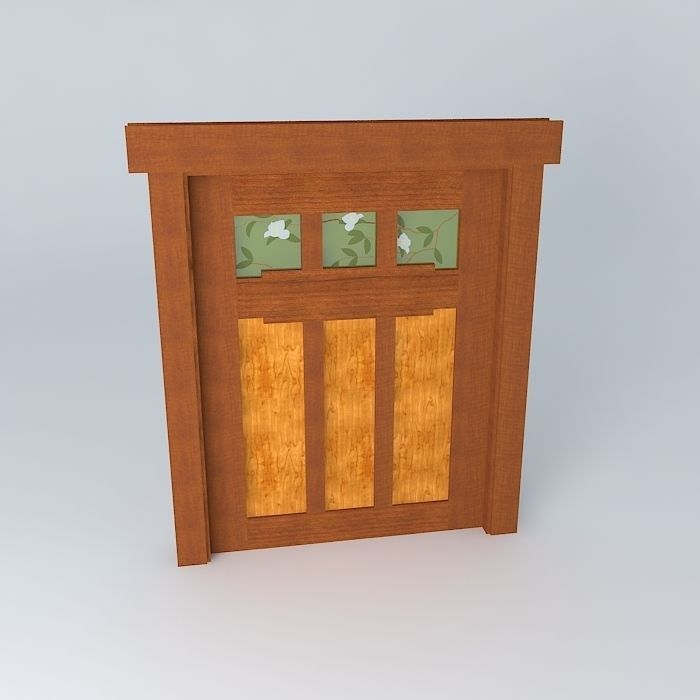 Craftsman Door from Zathura Movie Free 3D model_2