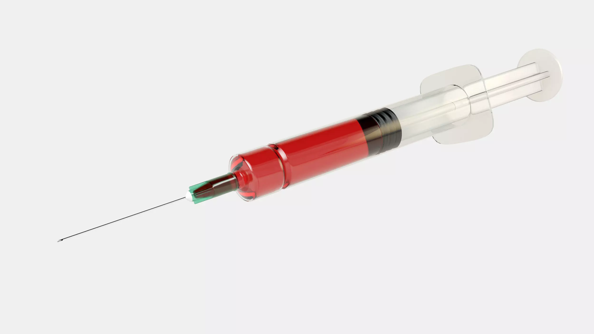 Syringe injection 3D model_0