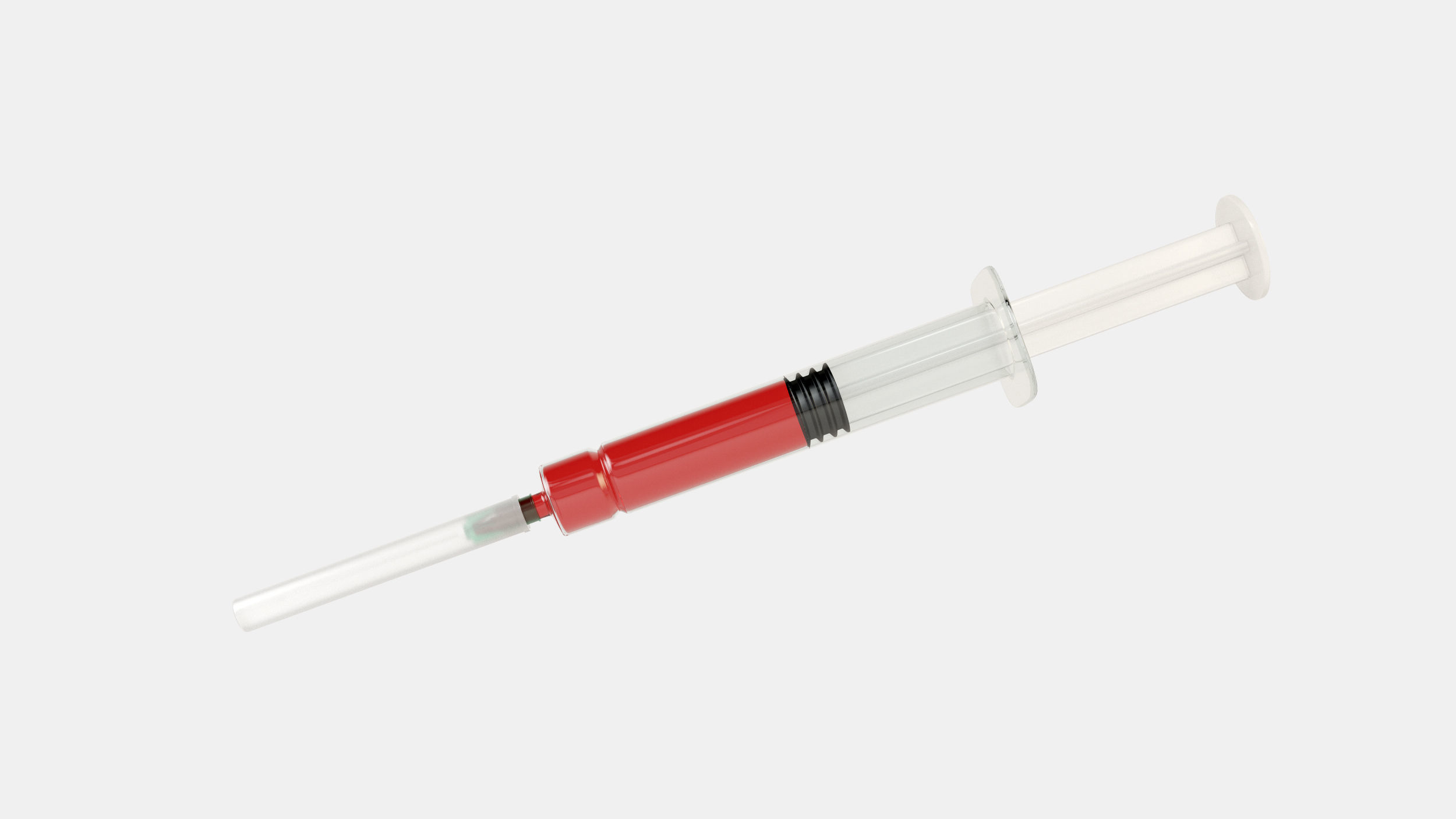 Syringe injection 3D model_1