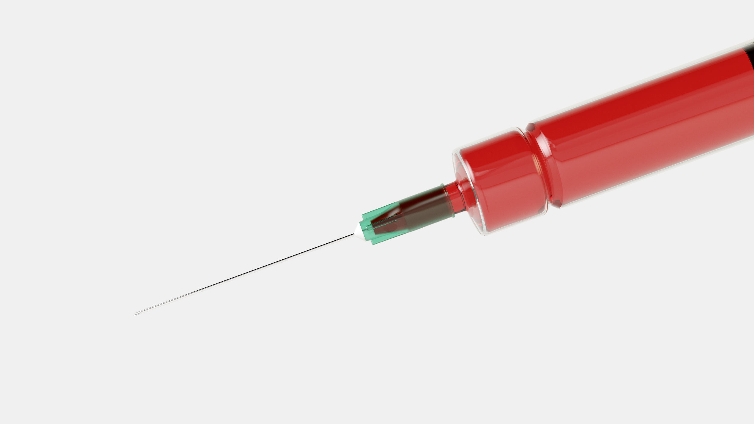 Syringe injection 3D model_2