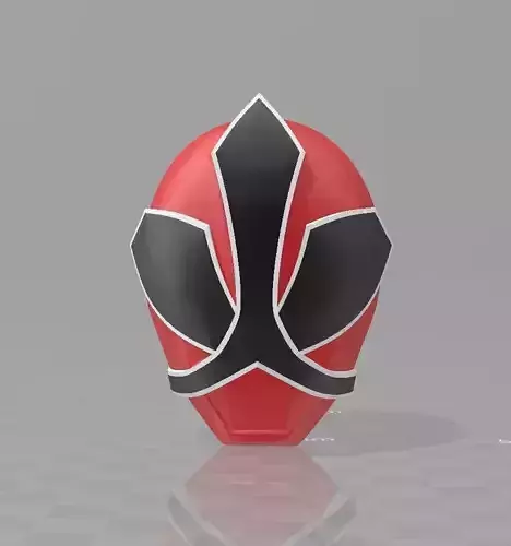 Power Rangers Shinkenger Shiba Shinken Red Red Ranger Helmet 3D print model