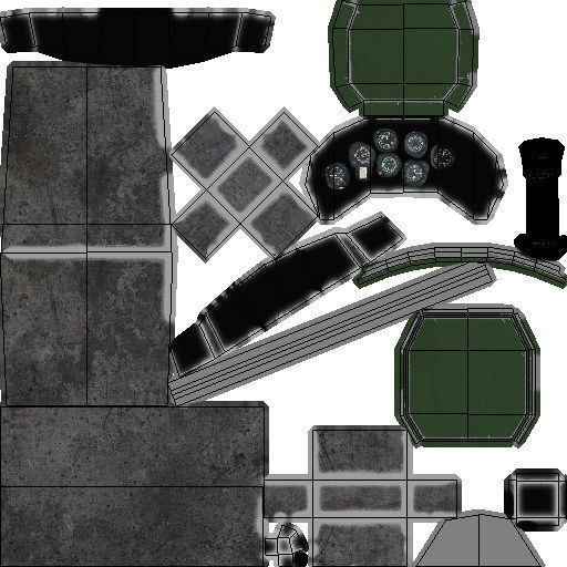 Yak-3 spitfire fighter plane - spitfire fighter plane Low-poly 3D model_16