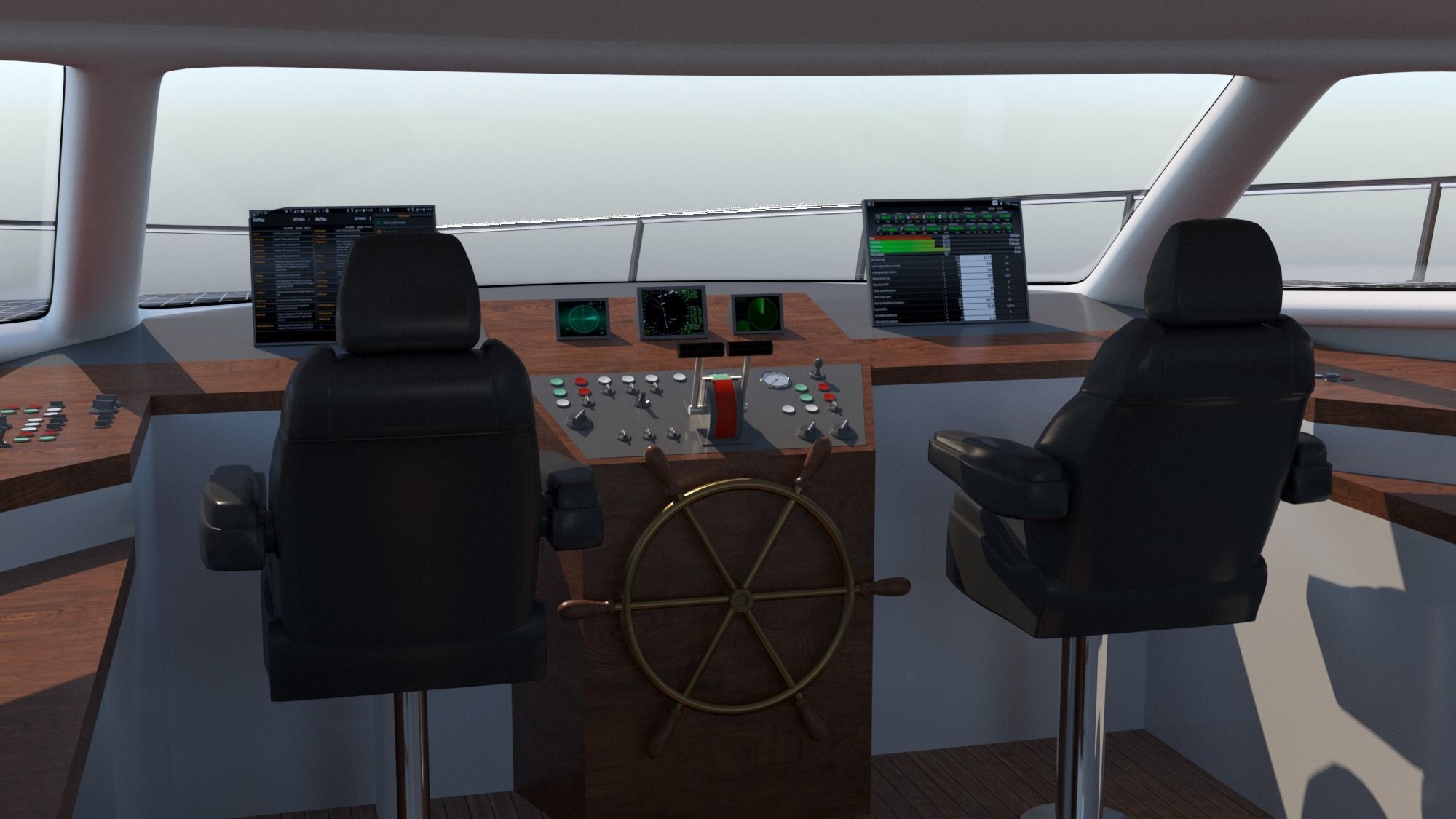 PlanetSolar solar powered boat Low-poly 3D model_15