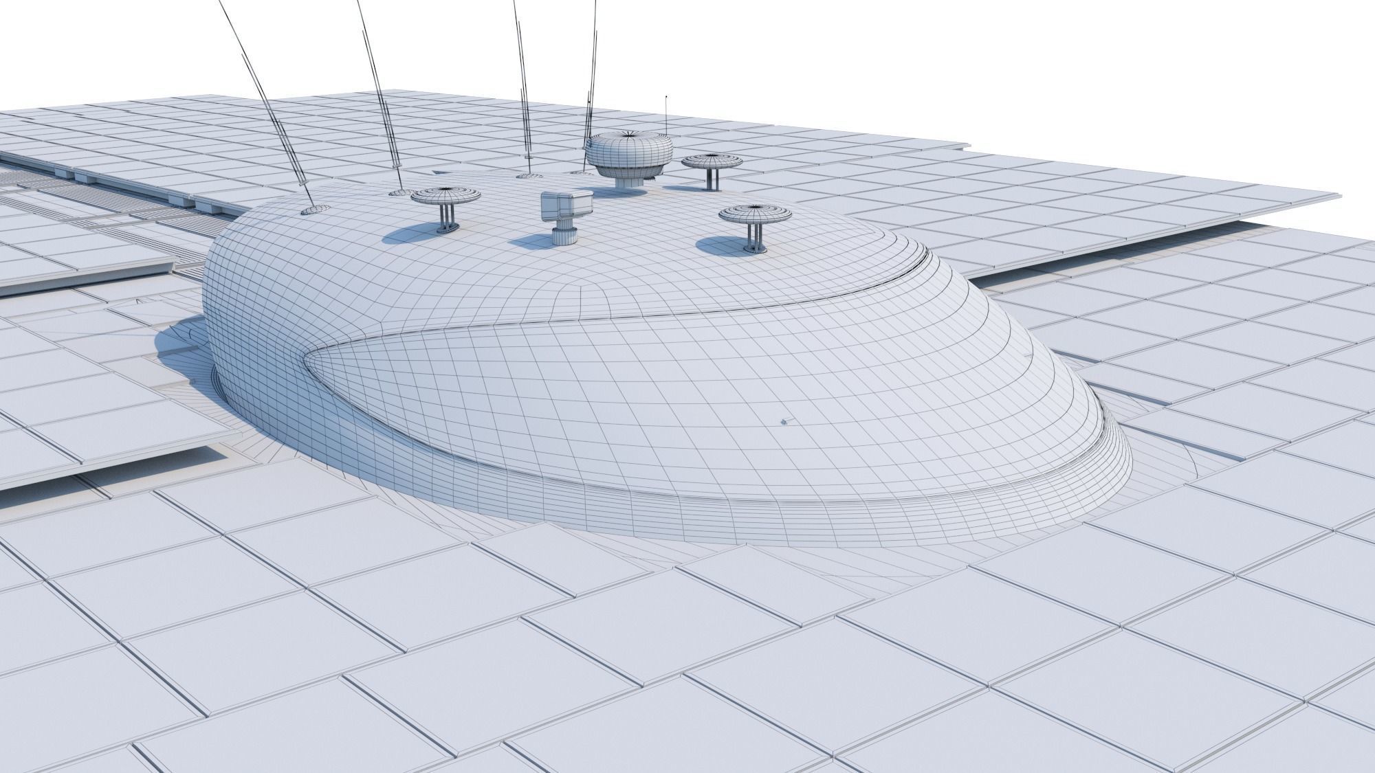 PlanetSolar solar powered boat Low-poly 3D model_25