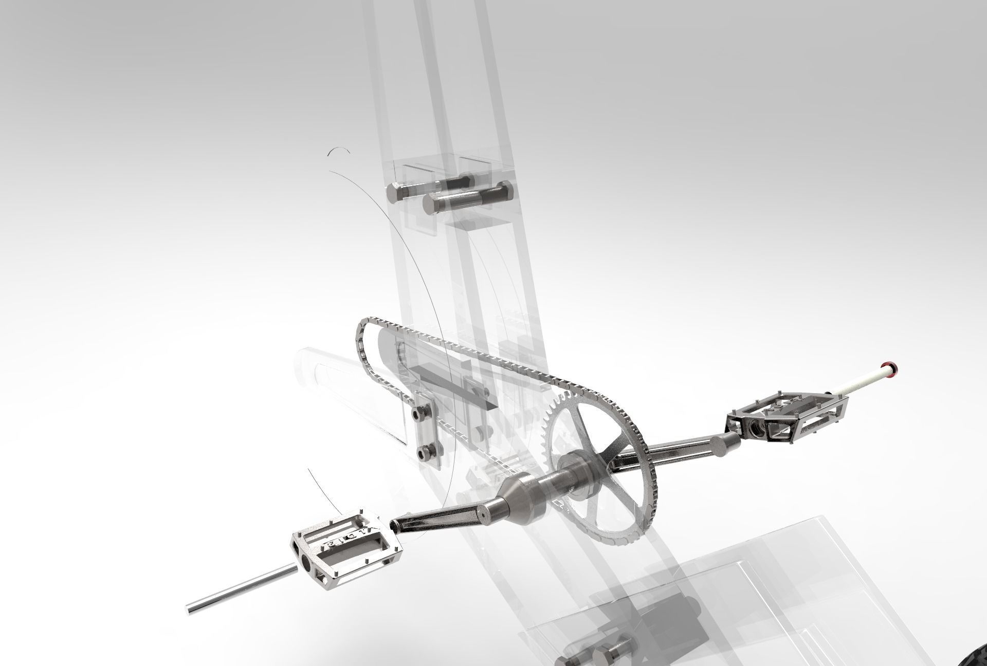 BDP STANDING BIKE   Inspirated Halfbike 3D model_11