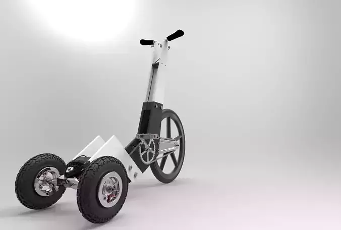 BDP STANDING BIKE   Inspirated Halfbike 3D model