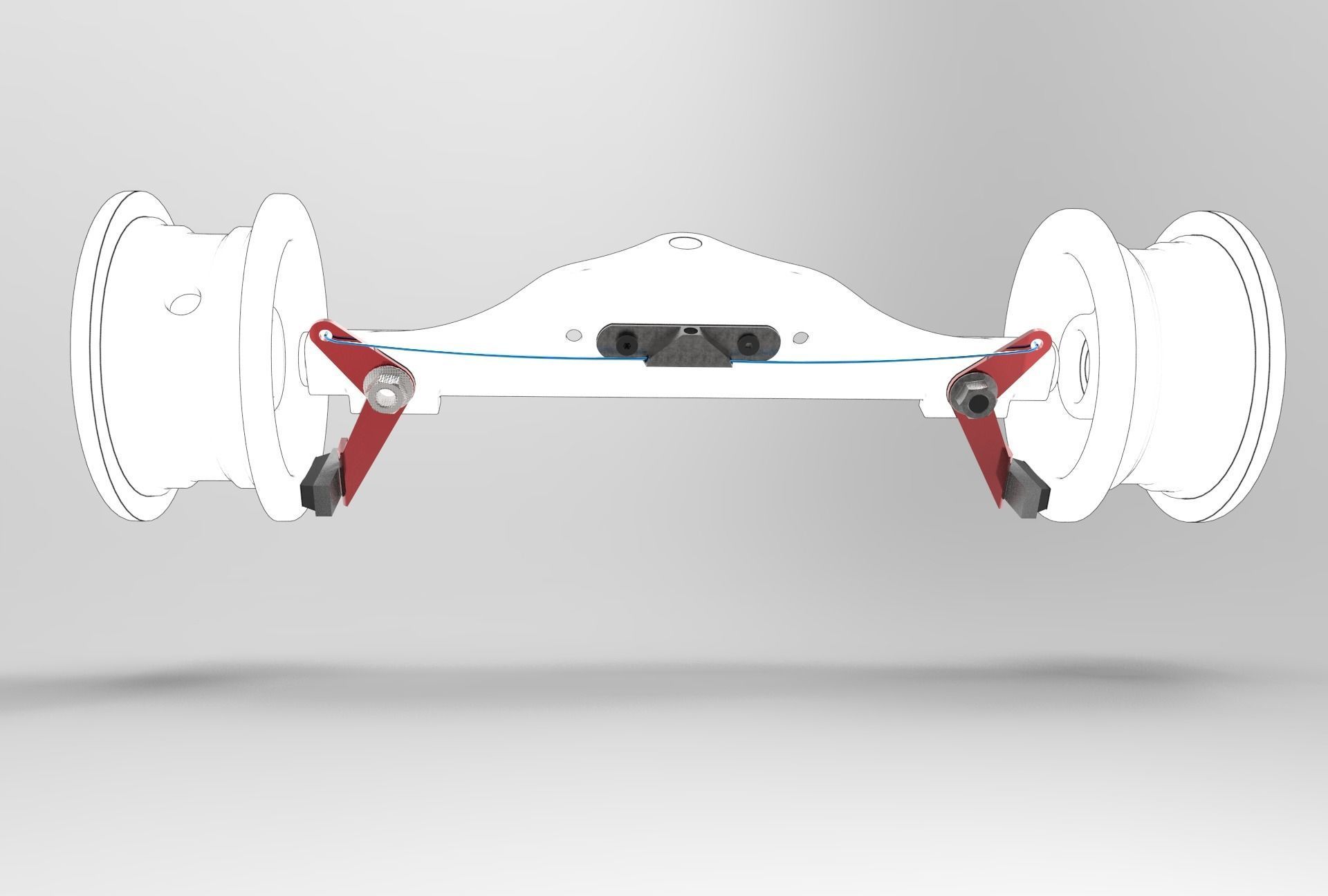 BDP STANDING BIKE   Inspirated Halfbike 3D model_8