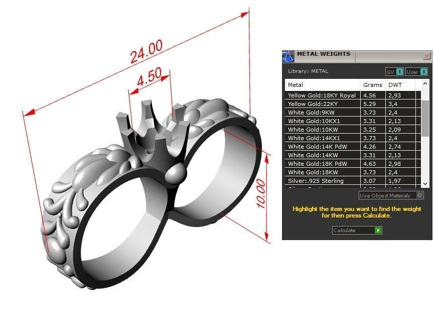 Bracelet and lock skull and pattern 3D print model_7