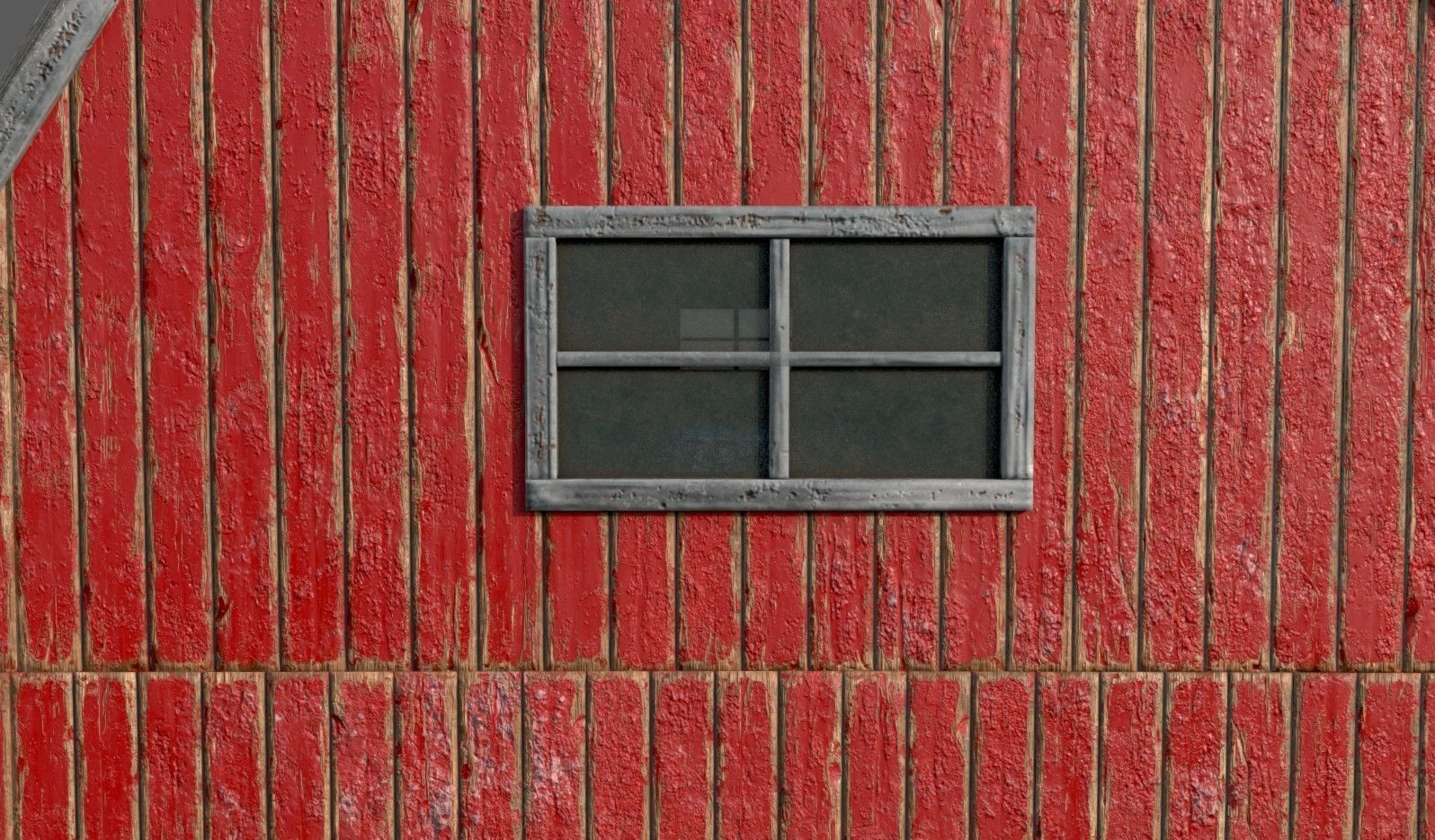 Lowpoly Barn Farm Low-poly 3D model_5