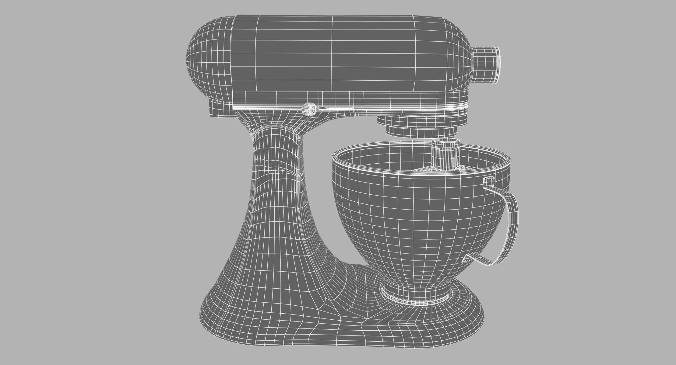 KitchenAid Mixer 3D model_7