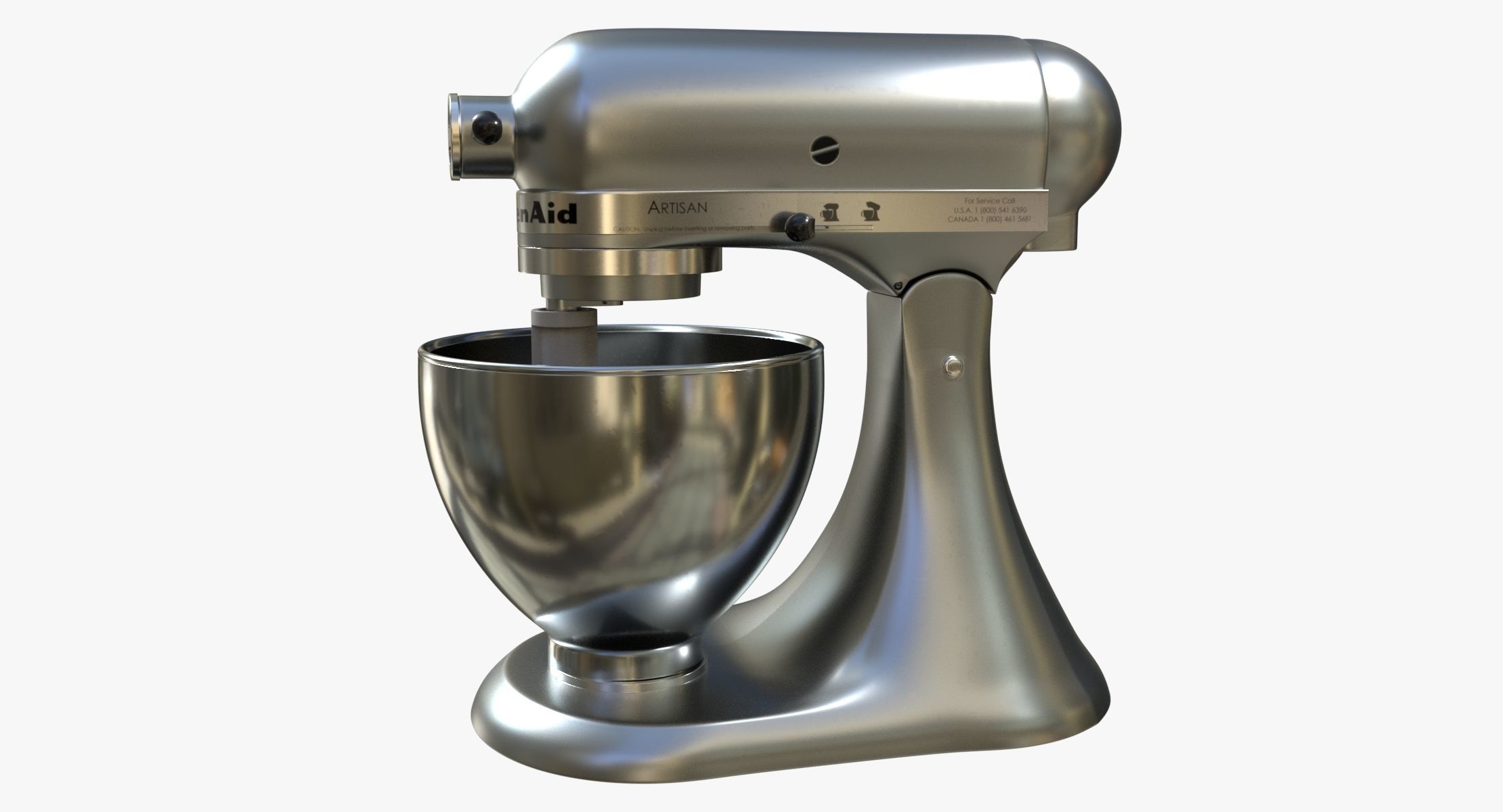 KitchenAid Mixer 3D model_3