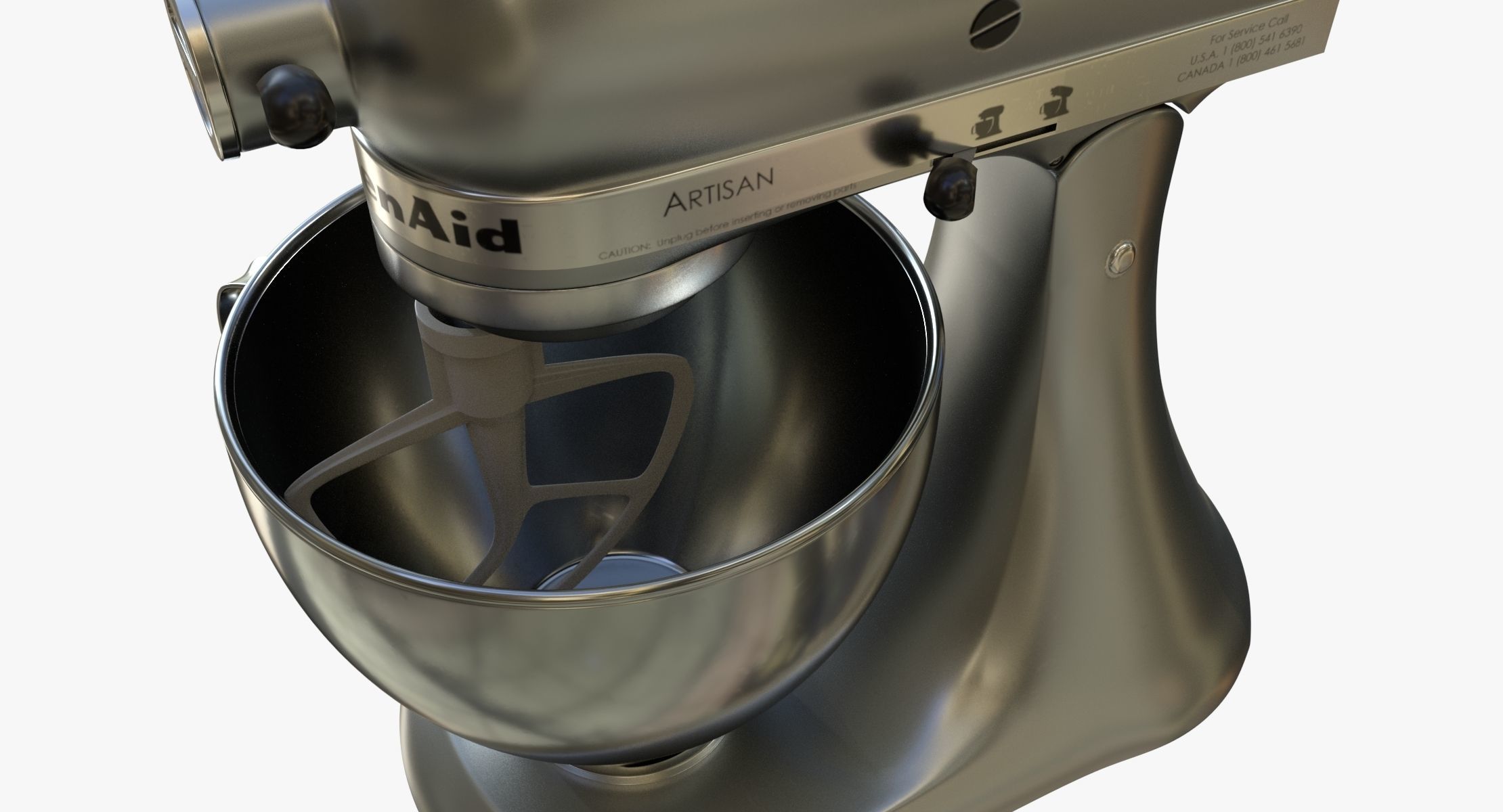 KitchenAid Mixer 3D model_4