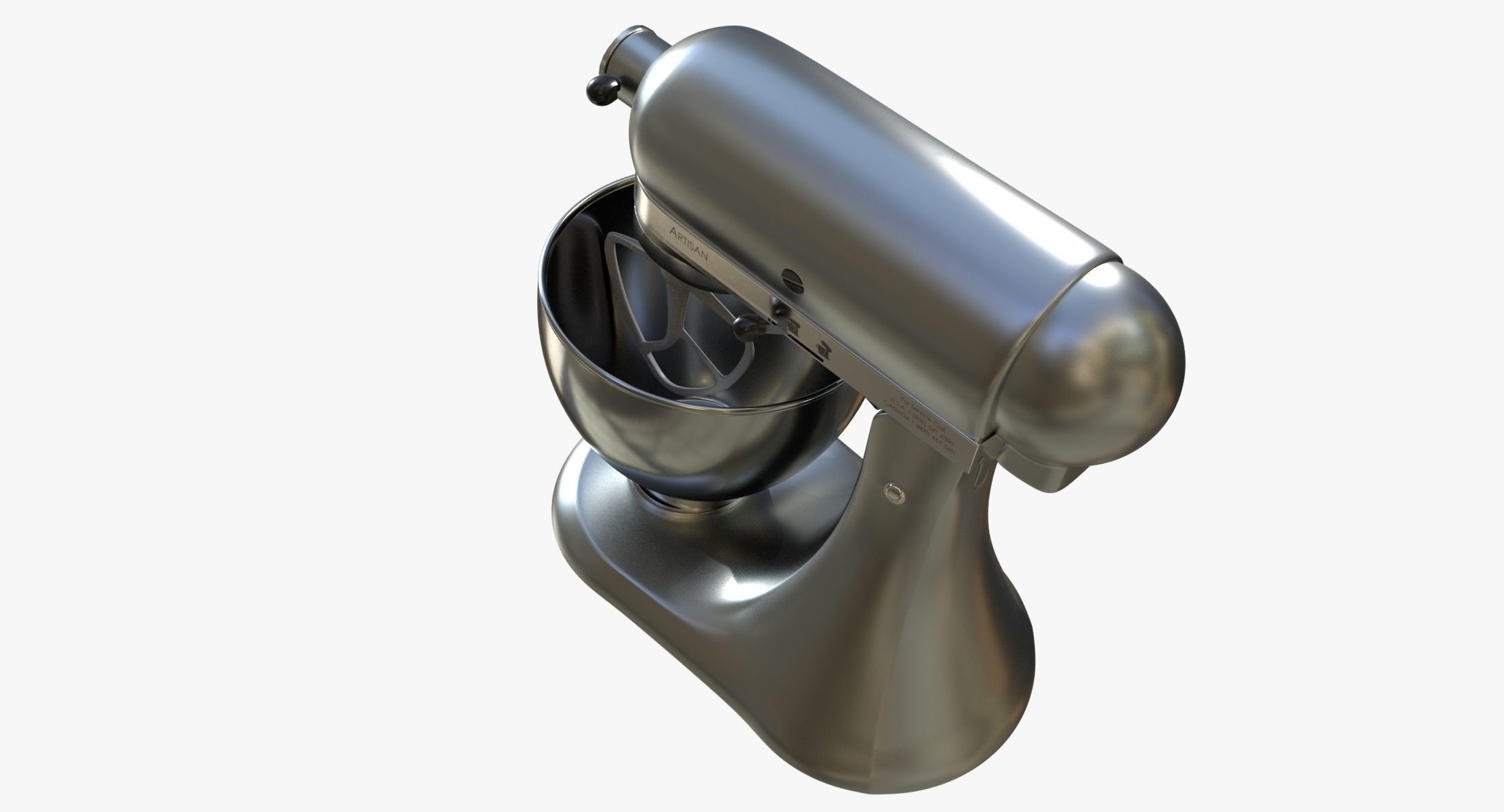 KitchenAid Mixer 3D model_5