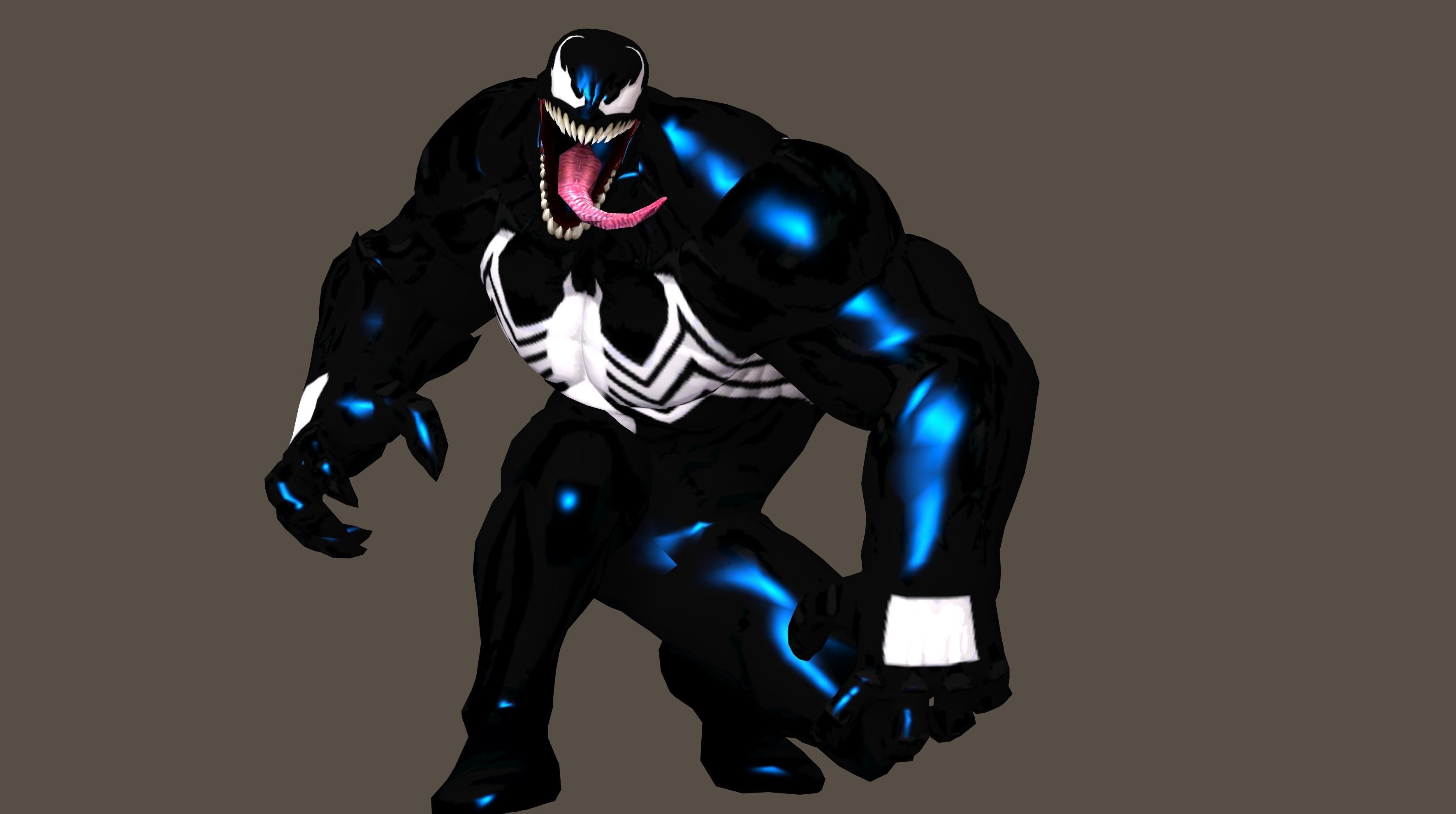 Venom From Marvel C of C Poser Rigged 3D model_7