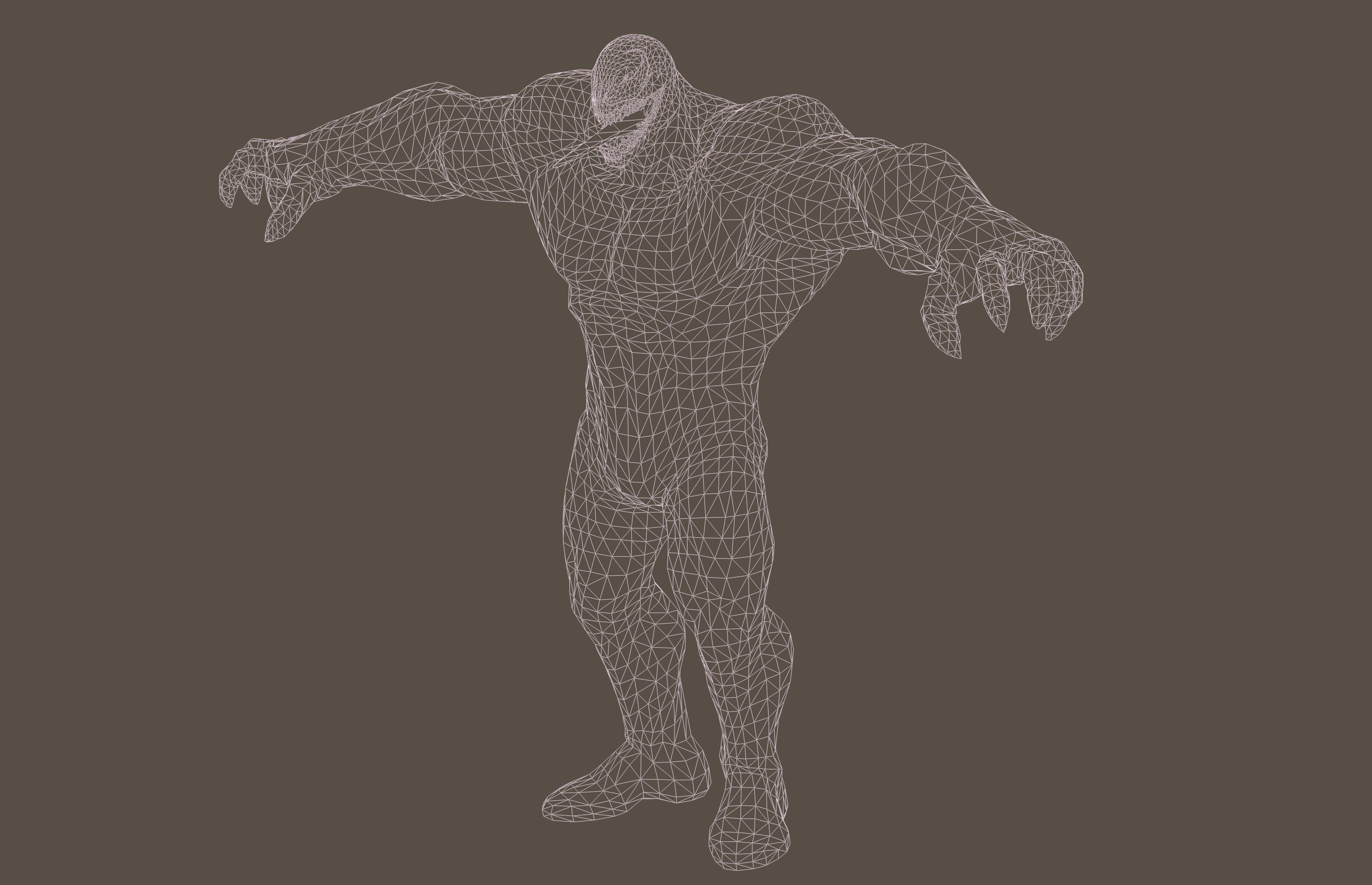 Venom From Marvel C of C Poser Rigged 3D model_6