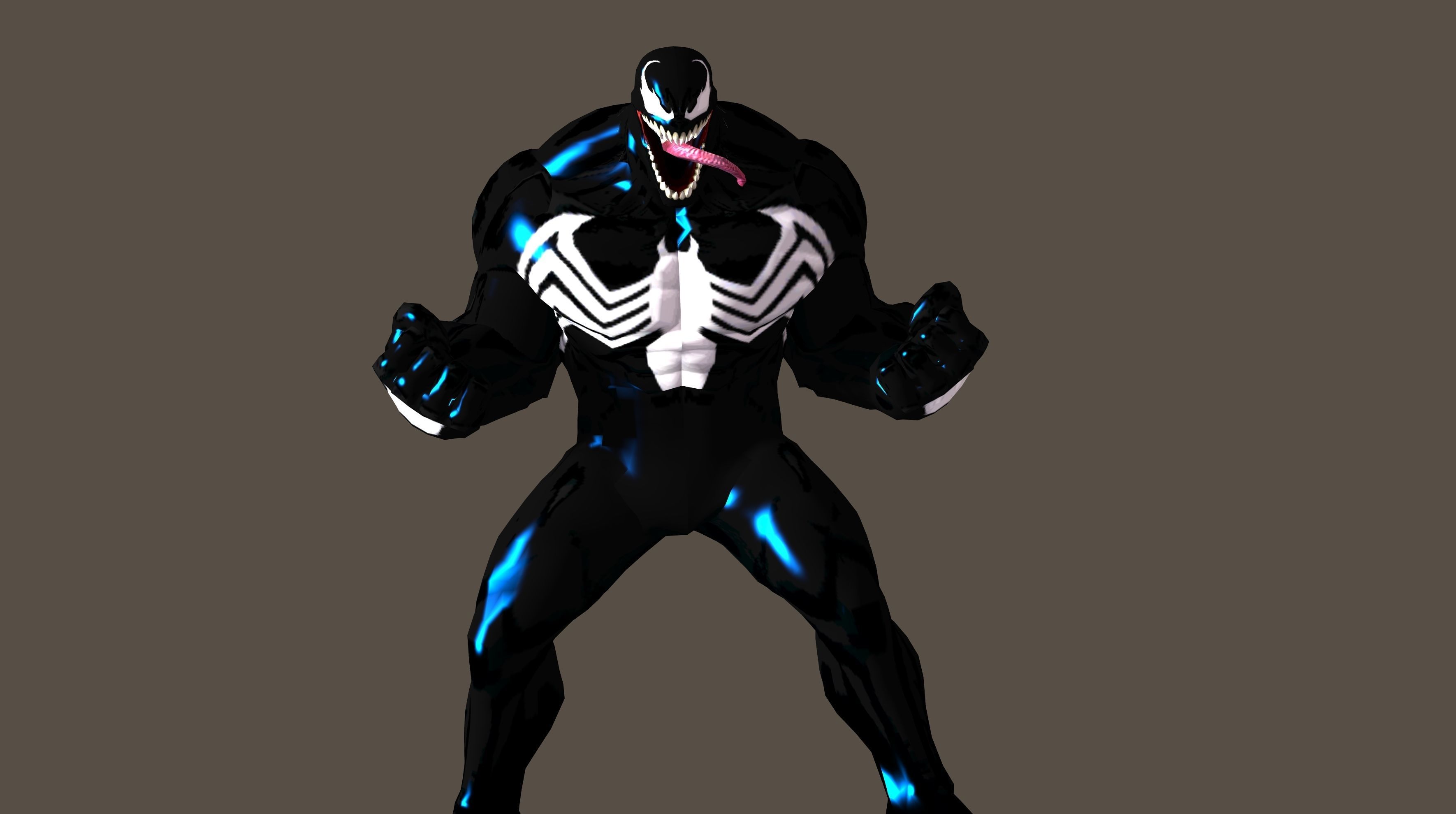 Venom From Marvel C of C Poser Rigged 3D model_3