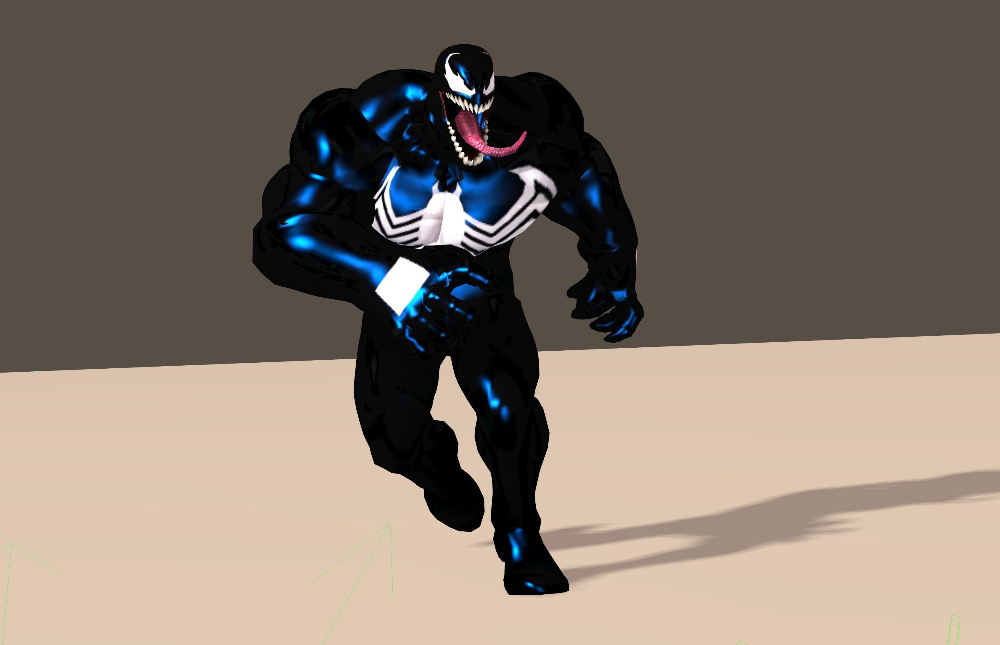 Venom From Marvel C of C Poser Rigged 3D model_8