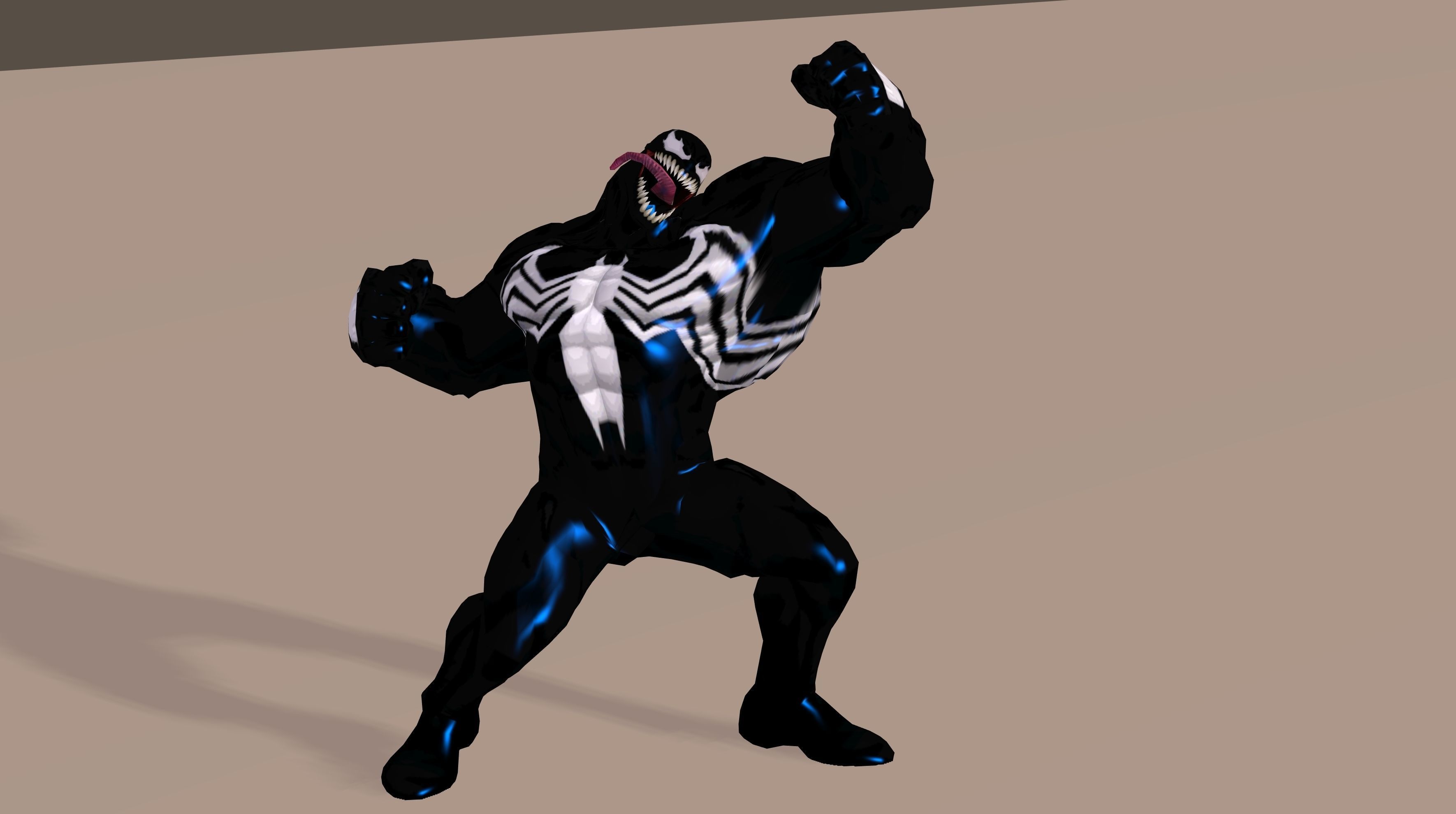 Venom From Marvel C of C Poser Rigged 3D model_12